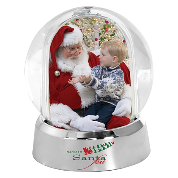 Mini Photo Snow Globes, Custom Imprinted With Your Logo!