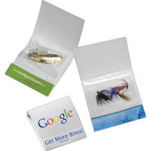 Custom Printed Mini Spoon Matchbook Fishing Lures