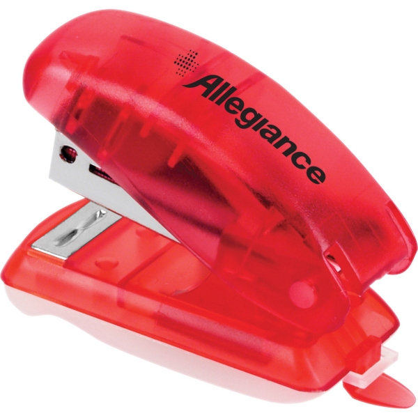 1 Day Service Mini Staplers with Matching Color Staples, Custom Made With Your Logo!
