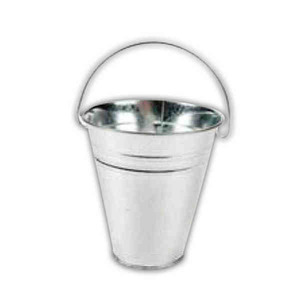 Mini Steel Buckets, Custom Imprinted With Your Logo!