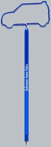 Mini Van Bent Shaped Pens, Custom Printed With Your Logo!