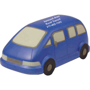 Custom Printed Mini Van Stress Ball Squeezies