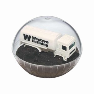 Mobile Tanker Crystal Globes, Custom Designed With Your Logo!