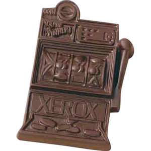 Molded Chocolate Slot Machines, Customized With Your Logo!