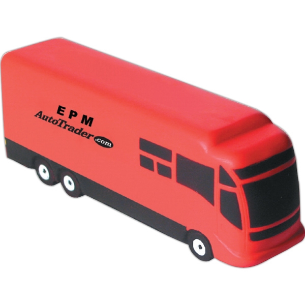 Motor Coach Stress Ball Squeezies, Custom Decorated With Your Logo!