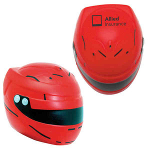 Custom Printed Motorcycle Helmet Stress Relievers