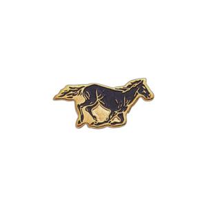 Custom Printed Mustang Mascot Pins