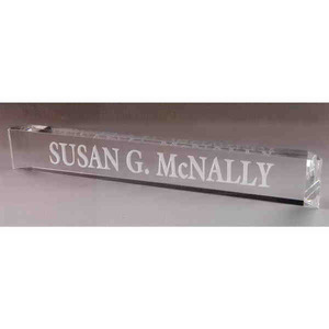 Custom Printed Nameplate Crystal Gifts