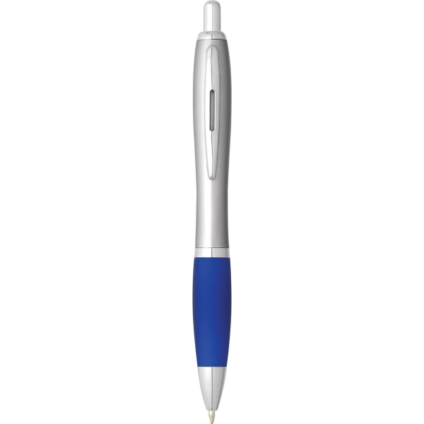 Silver Click Pens, Custom Printed With Your Logo!