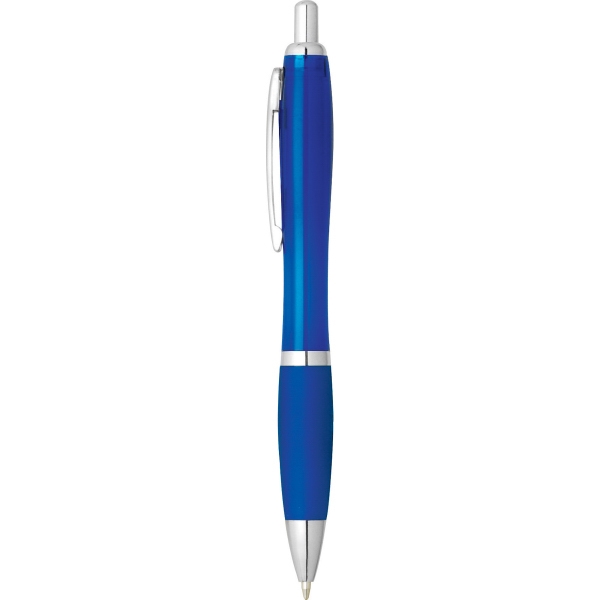 Silver Click Pens, Custom Printed With Your Logo!