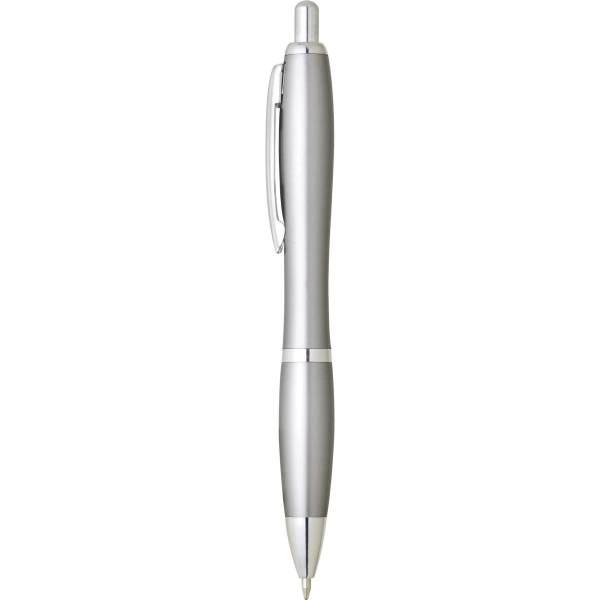 1 Day Service Silver Click Pens, Customized With Your Logo!