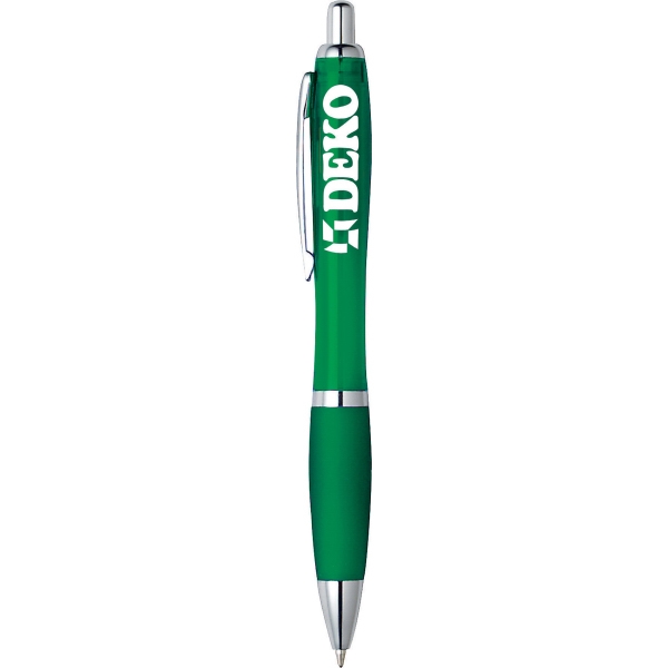 Silver Click Pens, Custom Printed With Your Logo!