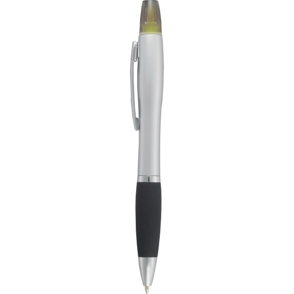 Aluminum Metal Ballpoint Pens with Highlighters, Custom Printed With Your Logo!