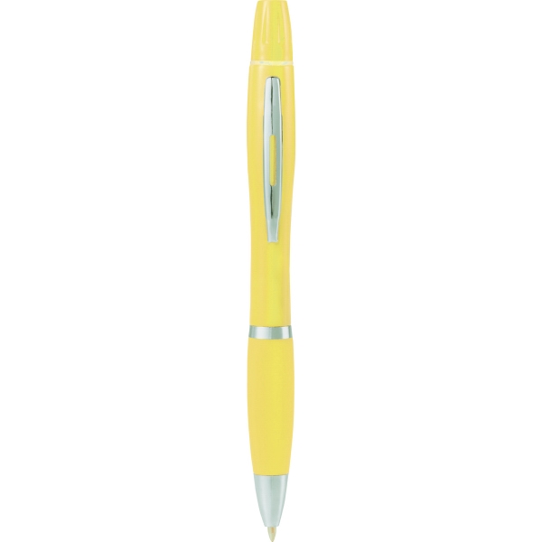 Aluminum Metal Ballpoint Pens with Highlighters, Custom Printed With Your Logo!