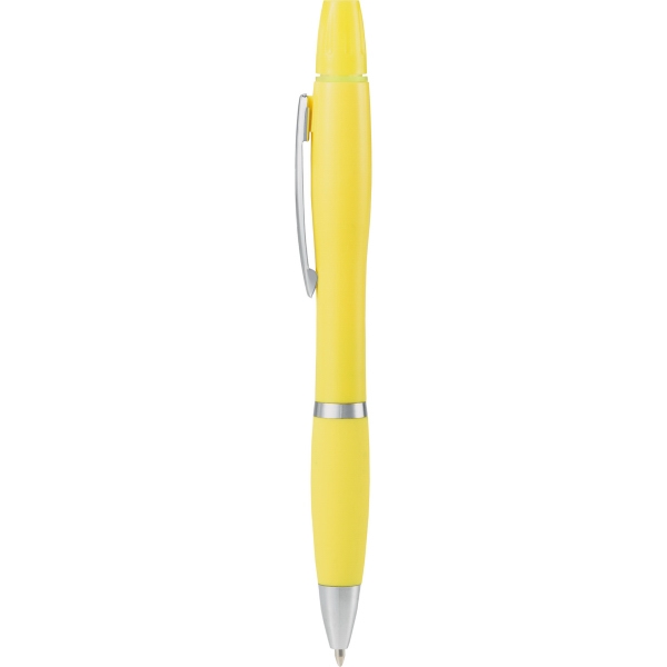Aluminum Metal Ballpoint Pens with Highlighters, Custom Printed With Your Logo!