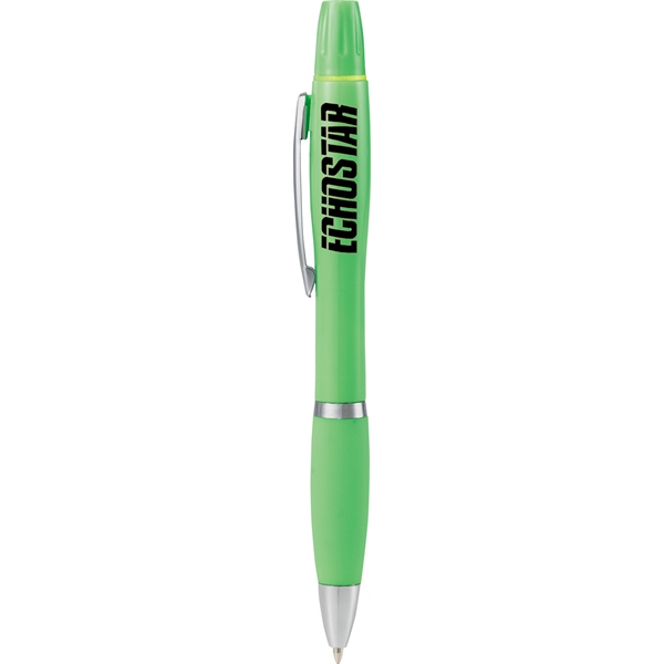 Aluminum Metal Ballpoint Pens with Highlighters, Custom Printed With Your Logo!