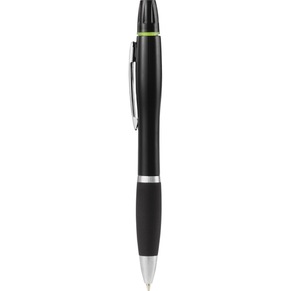 Aluminum Metal Ballpoint Pens with Highlighters, Custom Printed With Your Logo!