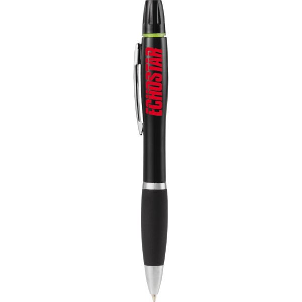 Aluminum Metal Ballpoint Pens with Highlighters, Custom Printed With Your Logo!