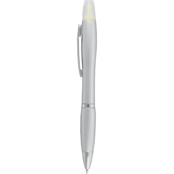 1 Day Service Aluminum Metal Ballpoint Pens with Highlighters, Custom Designed With Your Logo!