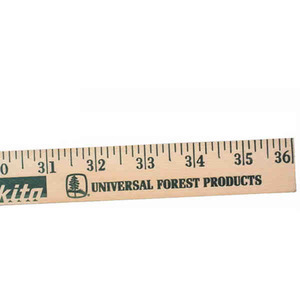 Natural Wooden Yardsticks, Custom Made With Your Logo!
