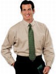 Custom Printed Blue Generation Men's Natural Twill Shirts