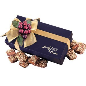 Navy Gift Box Food Gift Sets, Custom Printed With Your Logo!