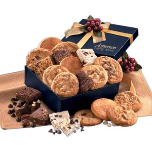 Navy Gift Box Food Gift Sets, Custom Printed With Your Logo!