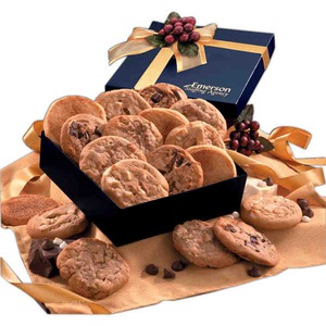 Navy Gift Box Food Gift Sets, Custom Printed With Your Logo!