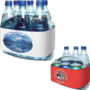 Neoprene Six Pack Can and Bottle Coolers, Custom Imprinted With Your Logo!