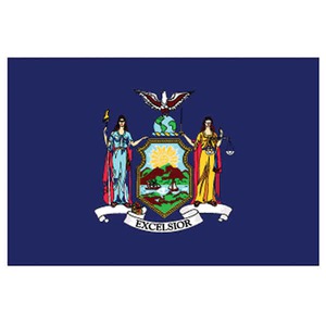 Custom Printed New York State Flags