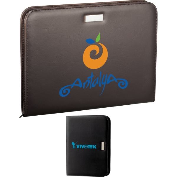 Zippered Portfolios, Custom Printed With Your Logo!