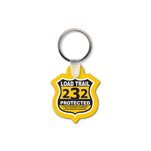 Backhoe Shaped Key Tags, Customized With Your Logo!
