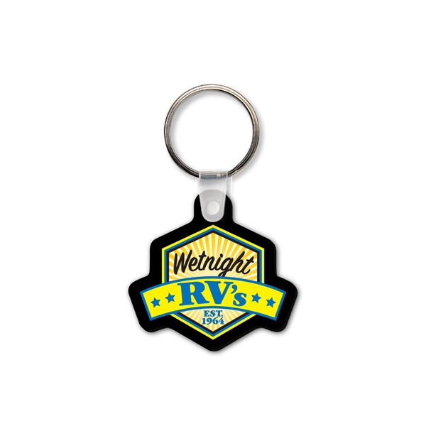 Backhoe Shaped Key Tags, Customized With Your Logo!