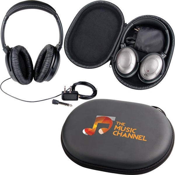 Canadian Manufactured Noise Cancellation Headphones, Custom Printed With Your Logo!