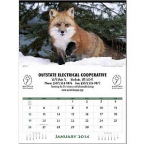Custom Printed North American Wildlife Appointment Calendars