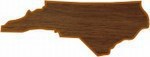 North Carolina State Shaped Plaques, Custom Engraved With Your Logo!