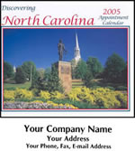 North Carolina Wall Calendars, Custom Imprinted With Your Logo!