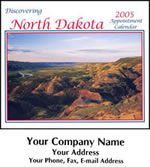 North Dakota Wall Calendars, Custom Imprinted With Your Logo!