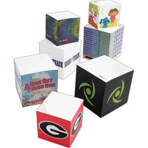 Notepad Cubes, Custom Printed With Your Logo!