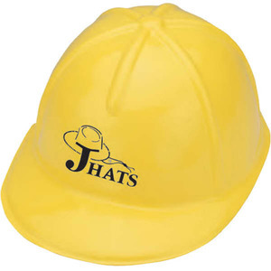 Novelty Plastic Construction Hats, Customized With Your Logo!