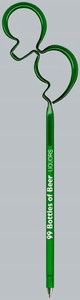 Number 99 Bent Shaped Pens, Custom Imprinted With Your Logo!