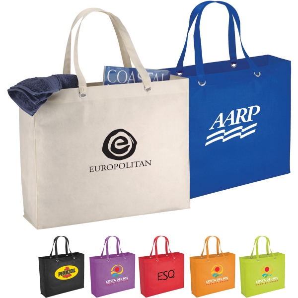 Tote Bags with Double Shoulder Straps, Custom Printed With Your Logo!