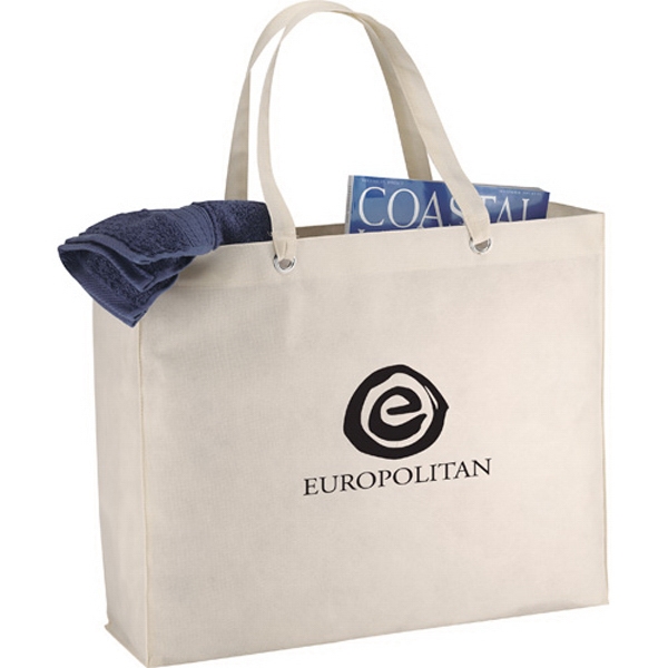 1 Day Service Tote Bags with Double Shoulder Straps, Custom Made With Your Logo!