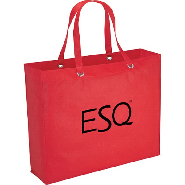 1 Day Service Tote Bags with Double Shoulder Straps, Custom Made With Your Logo!