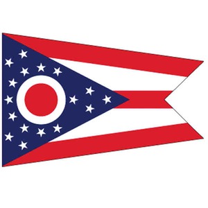 Custom Printed Ohio State Flags