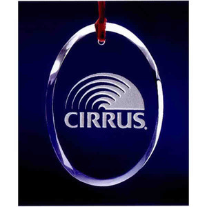 Optic Christmas Ornament Crystal Gifts, Custom Made With Your Logo!