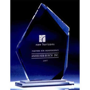 Optic Crystal Unique Crystal Awards, Custom Imprinted With Your Logo!