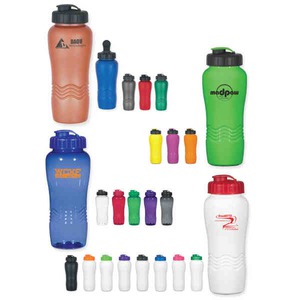 Orange Color Sport Bottles, Custom Printed With Your Logo!