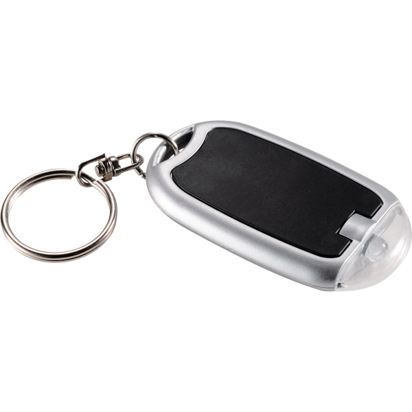 Transparent Magnifier LED Keychain, Custom Printed With Your Logo!