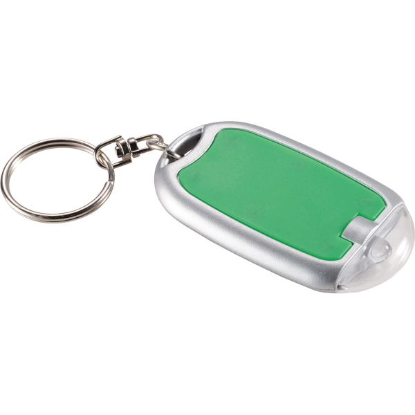 Transparent Magnifier LED Keychain, Custom Printed With Your Logo!